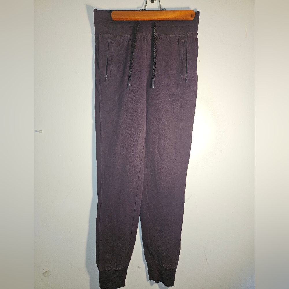 Lululemon Athletica Purple Track Pants with Streamlined Silhouette
